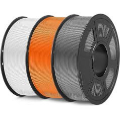 Sunlu 3D printer filament PETG, red PETG filament 1.75 mm Sunlu, low odour, dimensional accuracy +/- 0.02 mm 3D printing filament, 2.2 lbs (1 kg), spool 3D printer filament.