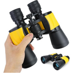 20x50 Powerful Binoculars for Adults and Kids, Durable Waterproof HD Professional Travel Binoculars with Large Lens, Clear BAK4 FMC Porro Prism for Bird Watching, Travel
