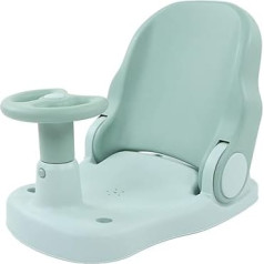 Baby Bath Seat Non-Slip Solid Baby Bathtub Shower Chair for Toddlers (Green) Baby Safety