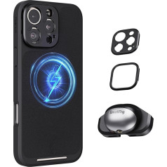 SMALLRIG FilMov iPhone 16 Pro Max Phone Case Set, Lightweight Photo Case with T-Mount Lens Back Plate/Capture Grip, Support for MagSafe, Compatible with Phone Lenses and Filters - 4987
