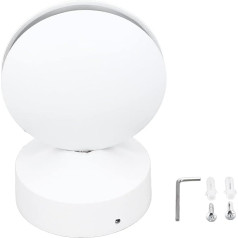 Asixxsix LED Wall Light, 10W AC85-265V Round RGB Wall Light, 360 Degree Luminous Windowsill Lamp, Door Frame, Beam Line Wall Light for Hallway, Aisle, Patio, Bathroom(White Light)