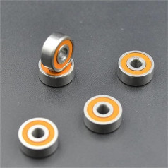 Deep Groove Ball Bearings 5PCS High Speed ​​Hybrid Keramik Lager S623 Edelstahl 623 2RS ​​3x10x4mm Spinning Angelrollen innere Bohrung 3mm Miniatur Kugellager(10Pcs)