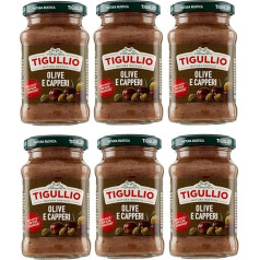 6x Star Tigullio GranPesto Pesto Olive Mandorle Olives & Almonds 190 g Sauce Sauce Sauce