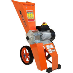 Forest Master FM4DD-MUL Electric 2800w 4HP Wood Chipper, Shredder, Mulcher, Drum Shredder, Wood Chipper, Disassembles All Garden Waste