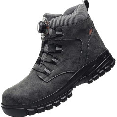 DKLOVIFU Wellington Boots Men's Anti-Puncture Work Insurance Shoes Non-Slip Head Shoes Construction Clothing High Work Boots Men's 425 Waterproof Shoes For Men Work Shoes Men Winter