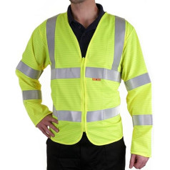 Feuerhemmendes Warnschutz-Weste, Gelb (Saturn Yellow), Größe 6XL