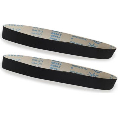 JWOO 28 Stück 1800 x 50 mm Siliziumkarbid-Schleifbänder for Polieren von Metallschleifbändern for Bandmaschinen, Metallbearbeitung, Körnung 60–1000# (Size : 28PCS 320 Grit)