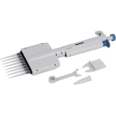8 Channel Pipette 50-300μl Pipette Multi-Channel Pipette Variable Volume Mechanical Pipette Manual Adjustable Pipette Laboratory Tool