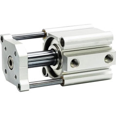 Pneumatic Air Cylinder, Air Cylinder CQMB Bore 20mm Double Acting Compact Pneumatic Rod Instructions Cylinder Troke 5/10/15/20/25/30/35/40/45/50 mm for Automatic Equipment (Color : Stroke 4