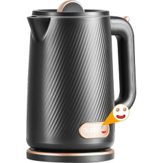 OLEGA Kettle - 1500 W Quick Heating Electric Tea Kettle BPA-Free 304 Stainless Steel Electric Kettle with Automatic Shut-Off and Boil-Dry Protection Perfect for the Family 1.8 L