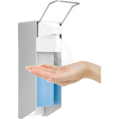 Toaren 500 ml Soap Dispenser, Disinfectant Dispenser, Wall Soap Dispenser, Wall Mounting, Shampoo Lotion, Disinfectant Dispenser, Hand Soap Dispenser for Kitchen and Bathroom, Reusable Soap Dispenser