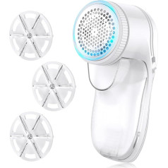 Lint Shaver, Lint Remover with 3 Interchangeable Blades, Lint Shaver Electrically Rechargeable, Lint Shaver Clothes/Bedding/Furniture, Lint Remover Clothes