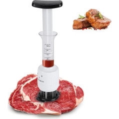 Roasted Meat Tenderizer Needle, 90 ml Meat Syringe Marinade Syringe Meat Marinade Injector Steaks Flavour Syringe Cook Kitchen Tool for Charcoal Grill, Marinade, BBQ, Smoking