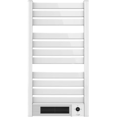 Cecotec Ready Warm 9770 Electric Bathroom Radiator Ceramic Towel. 2000 W, LED Screen, Remote Control, 24 Hour Timer, IPX1, Adjustable Temperature, Thermostat, White, 15 m2