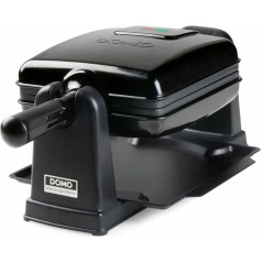 DOMO DO9224W Rotating Waffle Iron Classic 4*7 Black