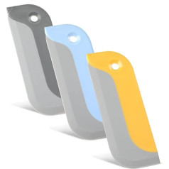 Piriuuo 3 Small Squeegee Mini Rubber Blade Mini Water Scraper Window Tint Tools Glass Cleaner Squeegee for Window Mirror Bathroom Kitchen Countertops and Sink Car Windshield