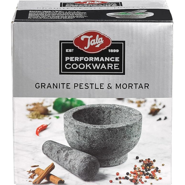 Tala Performance Granite Pestle and Mortar, Grey, Large