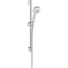 hansgrohe Crometta 100 shower set 0.65 m, 3 spray modes, white/chrome