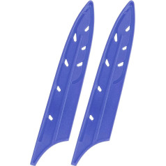 sourcing map Knife Cover Sleeves, 5.4 x 1 inch, PP Knife, Edge Guard, Blade Guard, Universal Knife Sheath for Home, Kitchen, Blue, Pack of 2