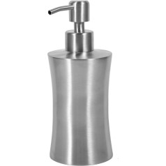 304 Stainless Steel Shower Pump Lotion Soap Dispenser Liquid Bottle for Kitchen Bathroom Countertop 220ml/250ml/400ml ( Size : 400ml )