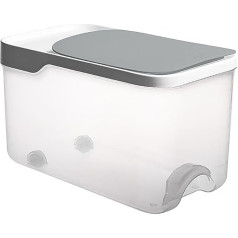 YARNOW 5 kg Rice Airtight Container Flour Powder Rice Container Dry Food Storage Container Pantry Moisture Resistant Food Organiser for Home 29. 3 x 17. 8 cm