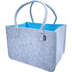 camolo Felt Bag COW Large Shopping Bag 40 x 27 x 27 cm Storage Bag Firewood Bag Felt Bag Shopping Bag with Carry Handle