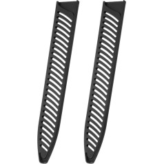 QUARKZMAN Pack of 2 Knife Covers, Blade Edge Protector for 9.5 Inch Carving Knife, Universal Knife Sheath for Kitchen, Black