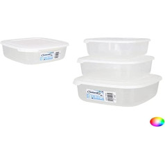 TONTARELLI Set 3 QUADRATISCHE KÜHLBOXEN 14x14/17x17/20x20, Multicolor, one Size