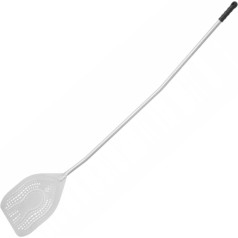 Arena kvadrātveida perforēta picas lāpsta ar izliektu rokturi 350 x 1840 mm
