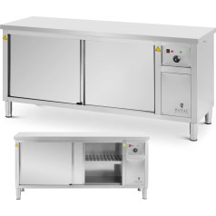 Sildīšanas skapja plākšņu sildītājs 30-80 C 180 x 60 x 85 cm 2,4 kW