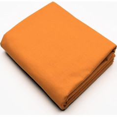 Virginia Tex Fabric, Sold by the Metre, Cotton Fabric 100%, Large Width 240 cm, Cotton Fabric 100% Oeko Tex Standard 100 Plain Colours for Sewing (Orange 24, 200 cm)
