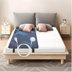 Grounding Mat for Bed, Breathable Therapy Sleeping Mat, Grounding Sheet for Better Sleep, Anxiety Relief and Well-Being (68 x 180 cm)
