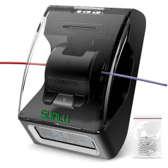 SUNLU Filament Connector with 200 PTFE Hose, Filament Connector for 1.75 mm 3D Printer Filament, Filament Splicer Compatible with PLA PETG TPU ABS PA Nylon