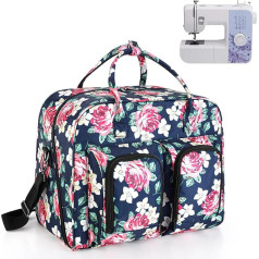 Teamoy Carrying Bag for Sewing Machine, Sewing Machine Bag for Travel, Storage Bag, Compatible with Singer and Brother Sewing Machine and Sewing Accessories