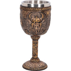 Nemesis Now D4717P9 Odin Goblet Resin with Stainless Steel 17 cm