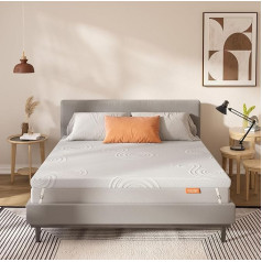 Sweetnight Topper 90 x 200 cm, Mattress Topper Gel Foam Mattress Topper 90 x 200, 8 cm Height Gel Memory Foam Topper, Mattress Topper with Removable and Washable Cover
