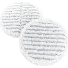 Shark 2 x Pack of Everyday Pads for S6002EU, Polyester, White, One Size