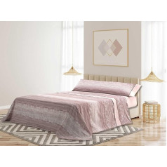 Mantas Mora - Cotton Duvet Cover and Pillowcases - 3/4 Piece - 144 Thread Count - Transitional Pattern - Model M93