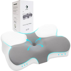 Z-hom Memory Foam Pillow Neck Pillow Orthopaedic Pillow Ergonomic Neck Support Pillow, Ideal for Side Sleepers, Back Sleepers and Stomach Sleepers