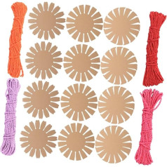 SEWACC 1 Set Braided Basket Made of Paper Card DIY Basket Base Basket Weaving Accessories Basket Weave Sets Shapes for Basket Making Woven Storage Basket Braided Basket