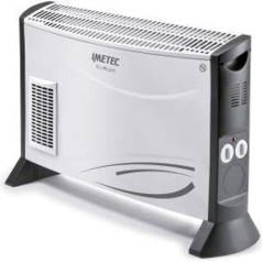Imetec Eco Rapid Electric Cooker 2000W Low Energy Technology 4 Temperature Convector Room Thermostat Silent