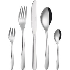 Russell Hobbs Florence RH02264EU7 Cutlery Set for 4 People, 20 Pieces Cutlery, Knife, Fork, Pastry Fork, Dessert Spoon, Teaspoon, Dishwasher Safe Cutlery Made of 18/0 Stainless Steel, 25 Year