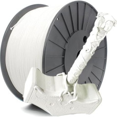 RepRapper PLA Plus Filament 1.75 mm, PLA Pro 3D Printer Filament, 6.6 LBS (3 kg) PLA+ Spool, Dimensional Accuracy +/- 0.03 mm for FDM Printers, White