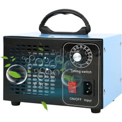 kyaoayo Ozone Generator 28,000 mg/h, Ozone Generator Odour Killer, O3 Ozone Generator, Ozone Air Purifier with 120 Min Timer, Deodorant up to 300 m², for Room, Smoke, Cars and Pets, Kitchen Odours