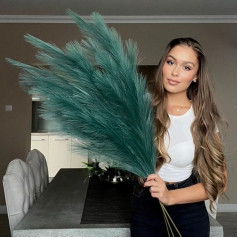 VOULUX Artificial Pampas Grass (Lake Green)