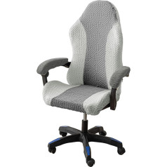 Gaming Chair Cover Gaming Chair Covers 4 Pieces, Gaming Chair Covers with Armrests/Chair Back Cover/Office Chair Cover, Stretchable, Removable, Washable for Computer Chair, Gaming Chair, No Chair,
