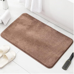 Terafeels 21014 Bath Mat Coffee Mat Non-Slip Bath Mats for Bathroom Floor Microfiber Absorbent Bathroom Rug for Bathroom Floor Rug 40x60cm
