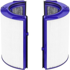 Trade-Shop HEPA Filter with Activated Carbon Filter Compatible with Dyson TP07 TP08 TP09 TP7A PH3A Replaces 970341-01 965432-01 / Air Purifier Fan