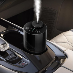 Waterless Diffuser, Aromatherapy Atomization Diffuser, 10/30/90s Spray Setting, Timer & Essential Oil Diffuser, Battery Operated Lasts 48 Hours, Super Quiet and Dense Mist for Car, Room, Office