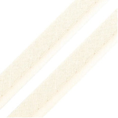 5 m Piping Tape Fabric Ribbon Sewing Edge Piping Cord for Sewing 10 mm Wide Choice of Colours Size: 10 mm Colour: Natural